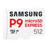 Thumbnail 1 : Samsung P9 512Gb A1 V30 MicroSDXC UHS-I Express Card