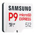 Thumbnail 2 : Samsung P9 512Gb A1 V30 MicroSDXC UHS-I Express Card