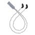 Thumbnail 1 : Dekoni Audio Ensemble Y-Split 2-Pin IEM Connectors with Silver Plated Copper Braided Cable