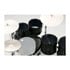 Thumbnail 3 : Tama Starclassic Performer 5 Pc Shell Pack Blacked Out Black Limited Edition - Flat Black
