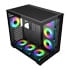 Thumbnail 2 : FSP M341 Black RGB Mid Tower Tempered Glass PC Case