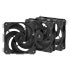 Thumbnail 1 : Arctic P12 Pro 120mm Black Reverse Blade PWM Triple Fan Pack