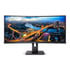 Thumbnail 1 : Refurbished Philips 34" 346B1C/00 Curved UltraWide Quad HD 100Hz Monitor USB-C Docking/KVM