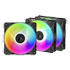 Thumbnail 1 : Arctic P14 Pro 140mm Black Reverse Blade ARGB PWM Triple Fan Pack