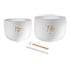 Thumbnail 2 : Meinl 2-piece TCM Crystal Singing Bowl Set - Yin & Yang