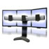 Thumbnail 1 : Ergotron LX Triple Display Lift Stand, Black - The Ultimate Threesome - Check specs!