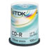 Thumbnail 1 : TDK CD-R80CBA100, 700MB CD-R 52x,  Branded, 80min