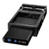 Thumbnail 1 : Icy Box IB-266StUSD-B Black HDD Case USB2/eSata for 2.5" SATA Hard Drive inc 3.5" Docking Station