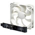 Thumbnail 1 : Silverstone SST-FM123 120mm Cream Bullet Fan 900-2600rpm Inc Control Module Hub with on/off