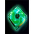 Thumbnail 1 : AKASA Clear Crystal Green LED Case Fan 80mm AK-170CG-4GNS