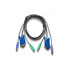 Thumbnail 1 : Aten 2L-5002P/C PS/2 Cable HD15M/MD6M/MD6M 1.8M For use with CS114A, CS12, CS14, CS912, CS914 ...