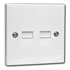 Thumbnail 1 : Xclio Twin Telephone Extension Socket IDC - 19878R