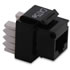 Thumbnail 1 : Scan 75072R Black 8 Way CAT5e (180º) RJ45 Keystone Jack (Easy Fit)