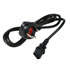 Thumbnail 1 : Xclio C13 to UK Mains Kettle Lead 10m Power Cord/Cable - Black