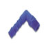 Thumbnail 1 : .Scan Nylon 1/4" BSPT to 1/2" 90 degree barb (Blue Nylon)