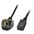 Thumbnail 1 : ScanFX 2m Mains Lead UK Plug to C19 Square Power Cable/Connector - Black