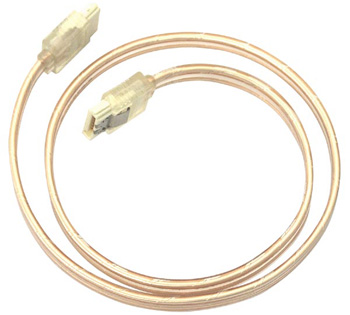 Silverstone CP03 SATAII Cable 180 Degree Connector w/ Locking Latch