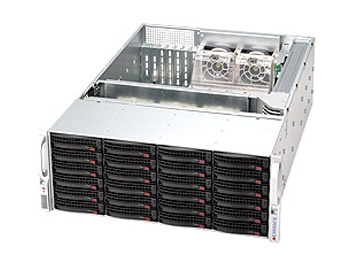 Supermicro 846TQ-R900B Case Black 4U with 24x3.5@ SAS/SATA Bays 900W PSU : image 1