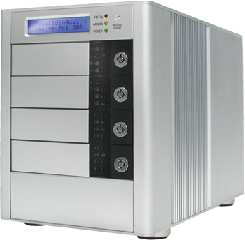 Stardom SR5600 SOHO-RAID, 4x SATA-HDD, Host USB2.0, 1394b, eSATA, RAID 0, 1, 0+1 : image 1
