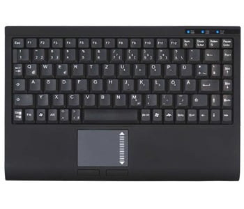 Keysonic Mini Keyboard with Integrated Mouse Touchpad : image 1
