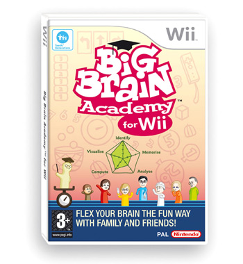 Big brain academy (Nintendo) Game for Wii Fun Puzzles to train your Brain Fun for all the Family : image 1