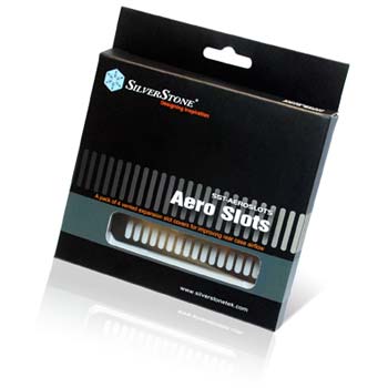 SilverStone SST-Aeroslots. Vented Slot covers, 4 pcs. black : image 1