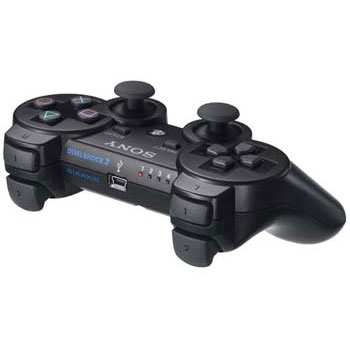 Sony PS3 Dualshock 3 Wireless Black Controller : image 1