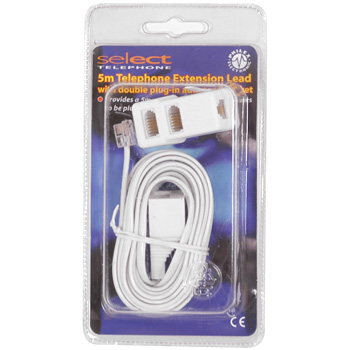 5m Telephone extension cable 19882HS5KIT : image 1