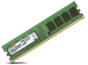 HyperRAM 2GB DDR2 PC2-6400 (800) Single Channel Desktop Memory by Micron : image 1