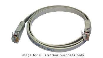 NEWLINK 20m CAT 5e RJ45 Beige Flat Patch Cable : image 1