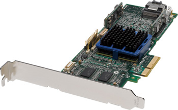 Adaptec RAID 3405 4 Port PCI-E SAS/SATA RAID Controller Low-Profile : image 1