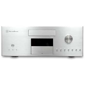 Silverstone Lascala LC16S-MR Silver Desktop HiFi MCE Case with All In 1 card reader w/o PSU