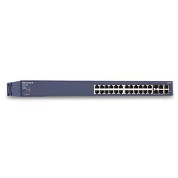 Netgear FS728TP 24 Port 100EUS ProSafe Rackmountable Smart Switch with 4 Gigabit Ports + 24 Port PoE : image 1