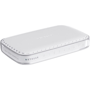 Netgear FS608UK 8 Port White Fast Ethernet 10/100 Switch