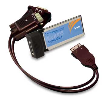 Brainboxes Expresscard 2 x RS422/485 1MBaud (VX-034)