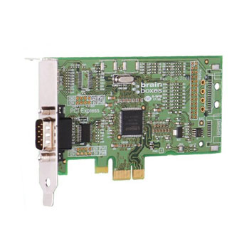 Brainboxes PCI-E Low Profile Serial Card 1 Port RS232 1 x 9 pin (PX-235) : image 1