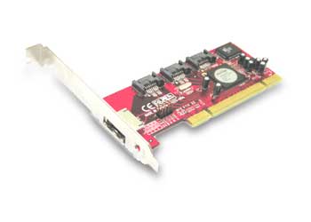 Lycom ST-125 Raid5 SATA II 4Ports (1External eSATA + 3 Internal) inc Dual PCI Brackets : image 1