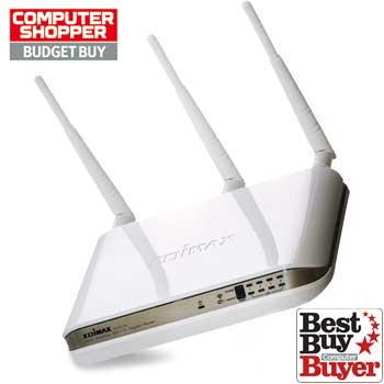 Edimax BR-6574N Broadband 11n 300Mbps Wireless "Turbo" Router inc 4 Port GigaBit Switch