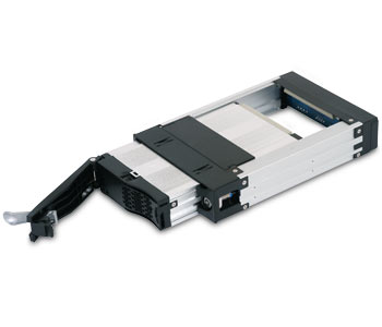 Icy Dock Mobile Rack Black MB-123PK-B Hard Drive Enclosure PATA, Fan Cooling : image 1