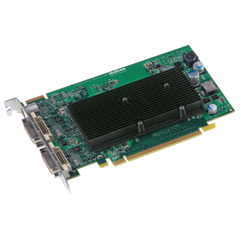 Matrox M9120-E512F PCIe x16 DualHead,  1920x1200 digital; 2048x1536 analog, Passive cooling
