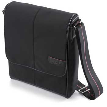 Dicota City.Wear Trendy Black shoulder bag for modern living for up to 15.4" Laptops, Black