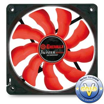 Enermax UCMAA12A Magma Advanced TWISTER Fan (M.B.T.) Batwing Blades 1.5k RPM inc Rubber A/V Plugs : image 1