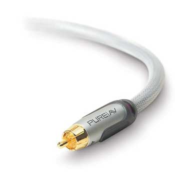 Belkin Pure AV Subwoofer Cable RCA Male to RCA Male Double Shield