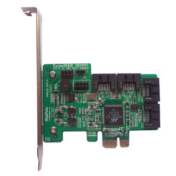 Highpoint RocketRAID 2640x1(RR2640x1) 4 channel Internal PCI-e x1 to SAS/SATA II RAID controller : image 1