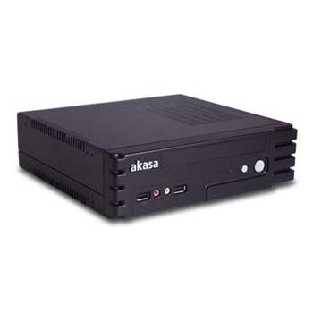 Akasa AK-ITX01BK-UK Enigma Mini ITX Case, Black 80W PSU : image 1