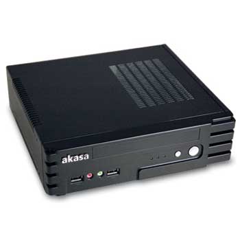 Akasa AK-ITX01BK-UK Enigma Mini ITX Case, Black 80W PSU : image 3
