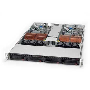 1U Rackmount Supermicro 6015TC-TB, i5100, S771 x 2, PCI-E (x16) LP, DDR2 667 ECC-R, 2 x 3.5" SATA : image 1