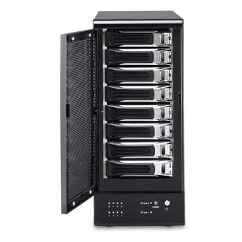 EdgeStore DAS801T 8xBay JBOD, RAID 0, 1, 5 & 10 DAS Enclosure via eSATA (IO card Included)