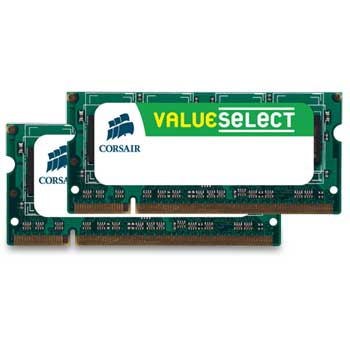 Corsair Memory Value Select 4GB DDR2 SO-DIMM PC2-6400 (800) Single Channel Laptop : image 1