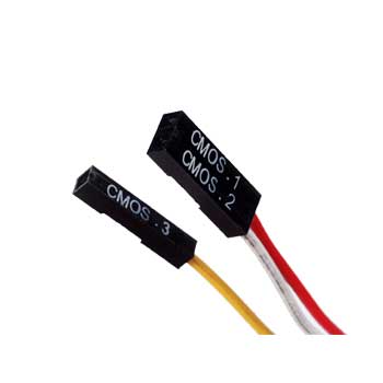 SilverStone SST-CLEARCMOS, 3pin clear CMOS switch with slot cover, 800mm, RoHS : image 2